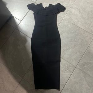 Toxic Envy Boutique Rivera off the shoulder Bandage Dress Size XS